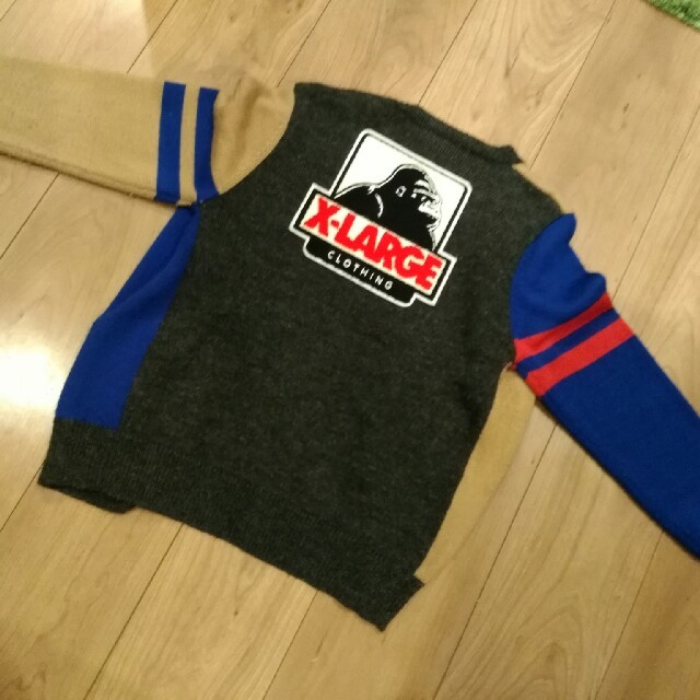 XLARGE(エクストララージ)のエクストララージ　キッズ　カーディガン　7Ｔ キッズ/ベビー/マタニティのキッズ服女の子用(90cm~)(カーディガン)の商品写真