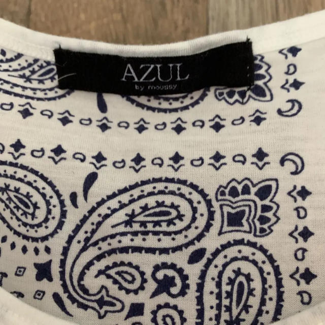 AZUL by moussy(アズールバイマウジー)のペイズリー柄 タンクトップ レディースのトップス(タンクトップ)の商品写真