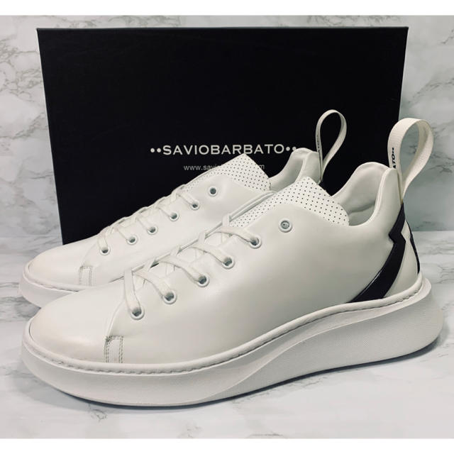 SAVIO BARBATO  men's  レザースニーカー  (28.0)