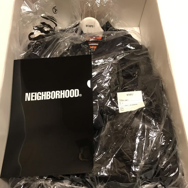 NEIGHBORHOOD(ネイバーフッド)のNEIGHBORHOOD WTAPS MA1 ネイバーフッド ダブルタップス 黒 メンズのジャケット/アウター(ミリタリージャケット)の商品写真