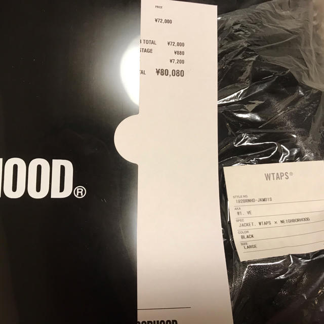 NEIGHBORHOOD WTAPS MA1 ネイバーフッド ダブルタップス 黒