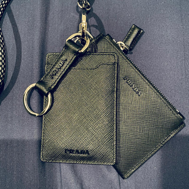 PRADA(プラダ)のPRADA プラダ ネックウォレット メンズのファッション小物(折り財布)の商品写真