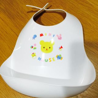 ミキハウス(mikihouse)の新品！食事用 エプロン(お食事エプロン)