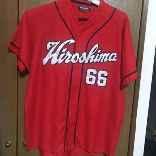 デサント(DESCENTE)の広島カープ ハイクオリティ ユニフォーム  木村昇吾選手 #66  size:L(ウェア)