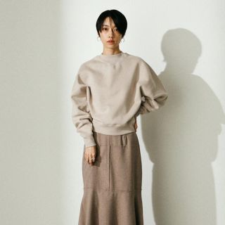 ♡MOUSSY♡【MOUSSYロゴ　】ベージュトレーナー ゆるダボ　おしゃれ