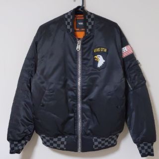 ヴァンズ(VANS)の「新品未使用」ＶＡＮＳ checker rib bomder jacket　Ｓ(ナイロンジャケット)