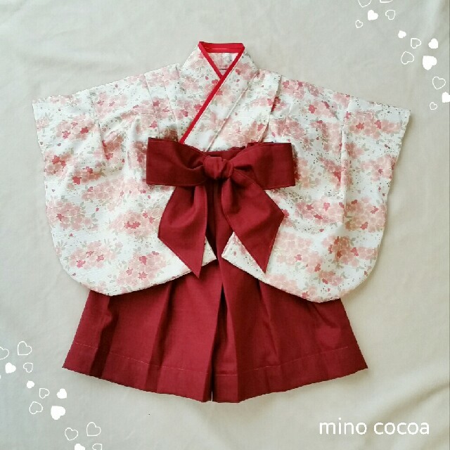 handmade baby HAKAMA 70-80cm