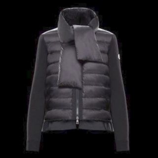 モンクレール(MONCLER)の最終SALE☆MONCLERモンクレール☆マフラー付ダウンカーディガン新品タグ付(ダウンジャケット)