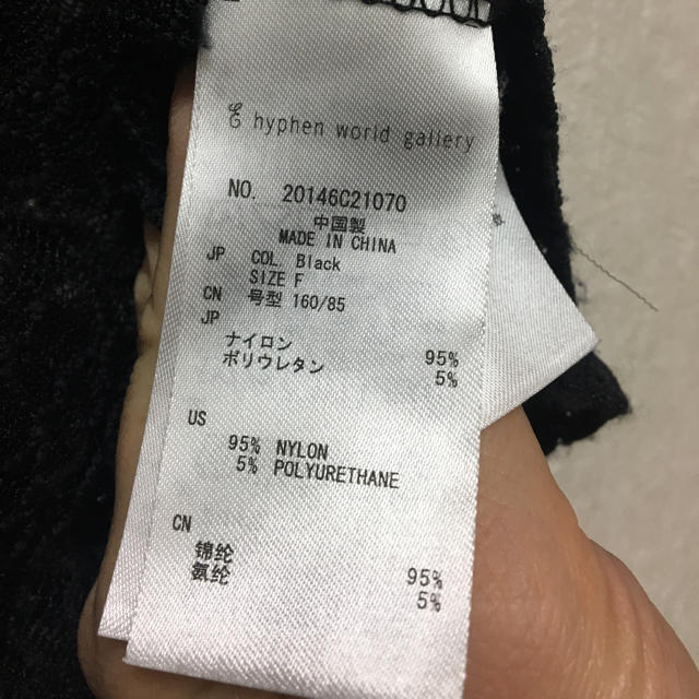 E hyphen world gallery(イーハイフンワールドギャラリー)のレースカットソー レディースのトップス(カットソー(半袖/袖なし))の商品写真