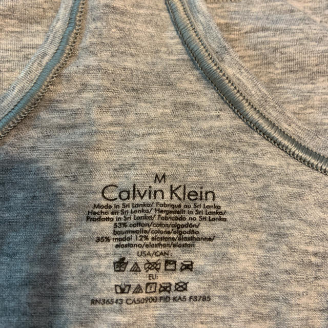 Calvin Klein(カルバンクライン)のカルバンクライン 下着セットアップ Mサイズ グレー レディースの下着/アンダーウェア(ブラ&ショーツセット)の商品写真