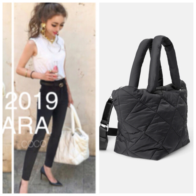 ZARA - 新品!ZARA キルティングトートバッグの通販 by 取引停止 ZARA - 新品!ZARA キルティングトートバッグの通販 by 取引停止
