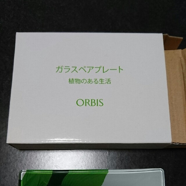 ORBIS(オルビス)のガラスペアプレート インテリア/住まい/日用品のキッチン/食器(食器)の商品写真
