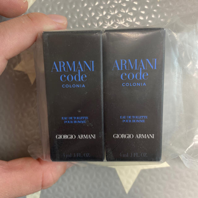 Armani(アルマーニ)のアルマーニ　メンズ　香水　二本セット　新品未使用 コスメ/美容の香水(香水(男性用))の商品写真