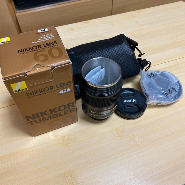 Nikon Nikkorレンズ型タンブラー