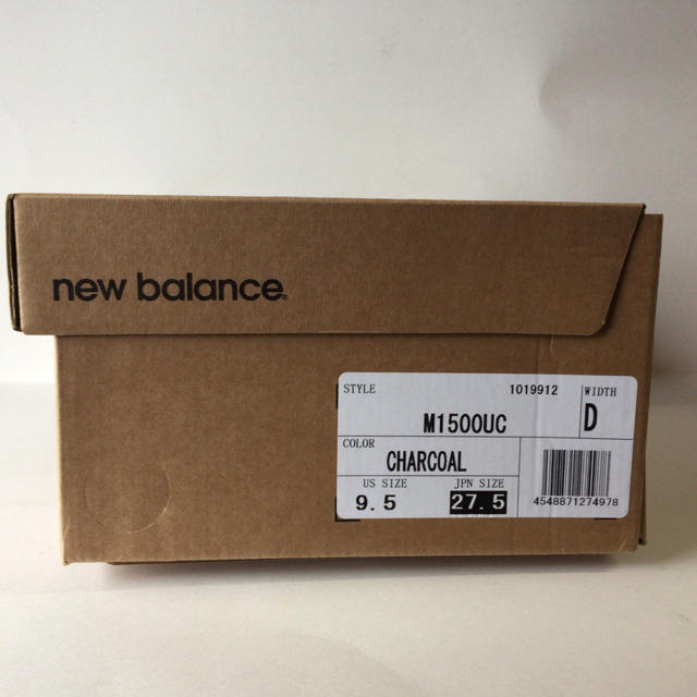 New Balance(ニューバランス)の新品　UK製　ニューバランス　M1500 UC チャコール　27.5cm メンズの靴/シューズ(スニーカー)の商品写真
