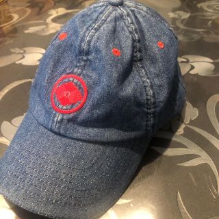 エビス(EVISU)のEVISU  エヴィス　デニム帽子  インディゴ　大黒　家紋　山根　中古(キャップ)