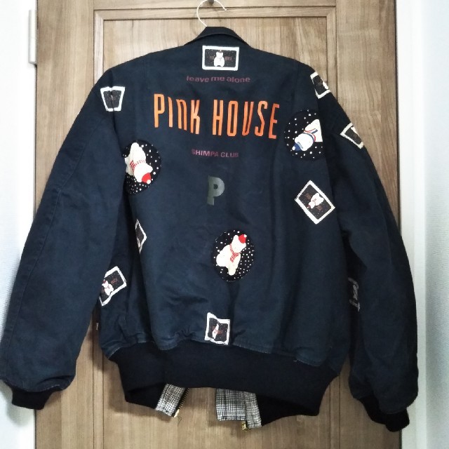 PINK HOUSE　雪だるまクマ　ブルゾン　黒