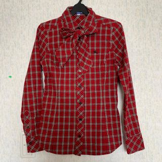 バーバリーブルーレーベル(BURBERRY BLUE LABEL)のバーバリーブルーレーベル　ネルシャツ　36(シャツ/ブラウス(長袖/七分))