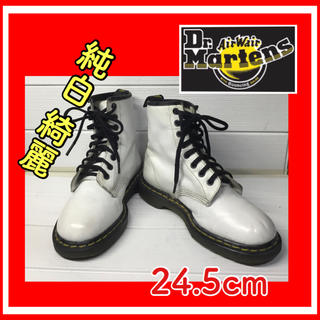 ドクターマーチン(Dr.Martens)の⭕️期間限定特価 Dr.Martens 8h ホワイトブーツ(ブーツ)
