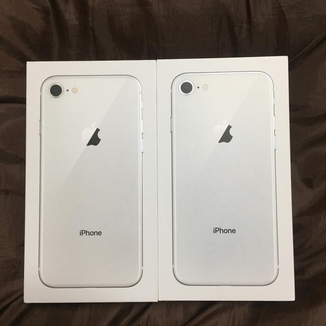 割引クーポン Apple iPhone8 64GB シルバー 2台 スマートフォン本体