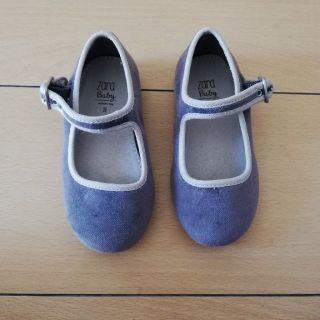 ザラキッズ(ZARA KIDS)のZARA Baby ベロアフラットシューズ(フラットシューズ)