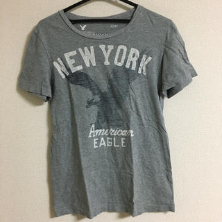 アメリカンイーグル(American Eagle)の半袖Tシャツ アメリカンイーグル S グレー(Tシャツ/カットソー(半袖/袖なし))