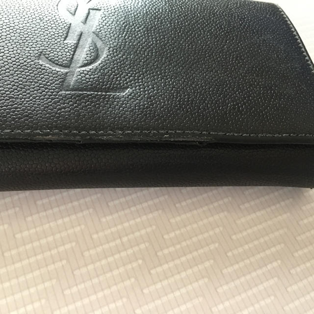 Saint Laurent(サンローラン)の　Saint Laurent 長財布　黒　YSL イヴ・サンローラン メンズのファッション小物(長財布)の商品写真