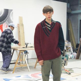 カラー(kolor)のkolor 19aw  vネックニット(ニット/セーター)