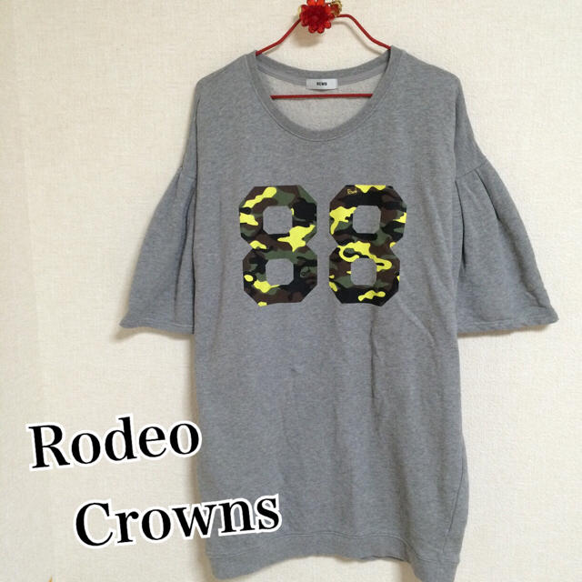 RODEO CROWNS(ロデオクラウンズ)のトレーナーワンピース レディースのワンピース(ひざ丈ワンピース)の商品写真