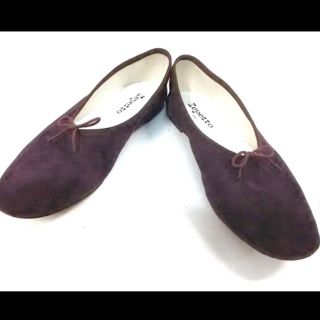 レペット(repetto)のrepetto(レペット)  MANON バレーシューズ 39 ボルドー(バレエシューズ)