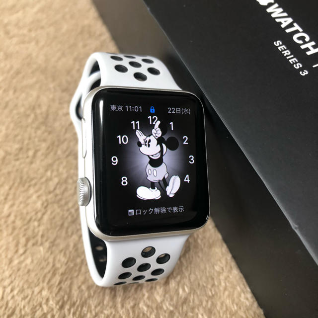 超美品 Apple Watch series3 cellular Nikeモデル