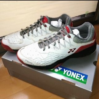 ヨネックス(YONEX)の使用回数少★YONEXテニスメンズ27.5オムニクレーパワークッションシューズ(シューズ)