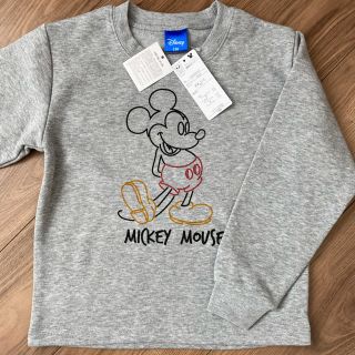 ミッキーマウス(ミッキーマウス)の【新品】MICKEY MOUSE 裏起毛 トレーナー(Tシャツ/カットソー)