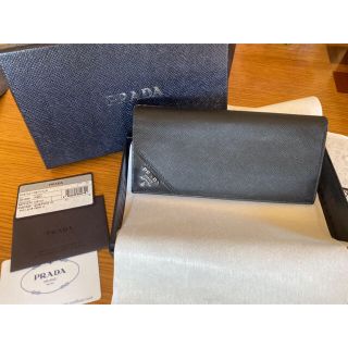 プラダ(PRADA)のPRADA メンズ 折りたたみ長財布 ゆぴ様専用(長財布)