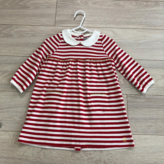 PETIT BATEAU(プチバトー)のプチバトー＊ワンピース キッズ/ベビー/マタニティのベビー服(~85cm)(ワンピース)の商品写真