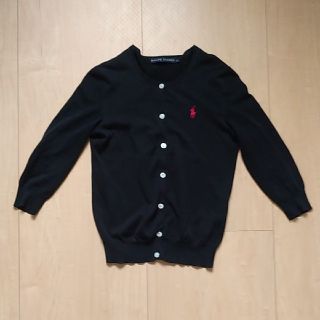 ラルフローレン(Ralph Lauren)のラルフローレンRALPH LAURENポロpolo黒カーディガンファミリアトッカ(カーディガン)