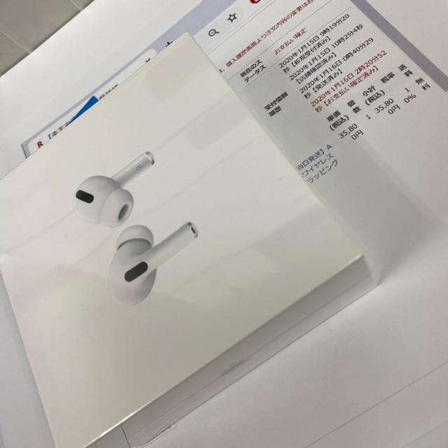 カメラ☽ Apple - AirPods Pro新品未開封の通販 by 392｜アップルなら 