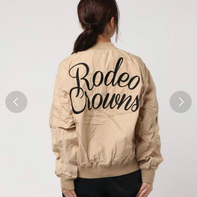 RODEO CROWNS WIDE BOWL(ロデオクラウンズワイドボウル)のロデオクラウンズジップブルゾン レディースのジャケット/アウター(ブルゾン)の商品写真