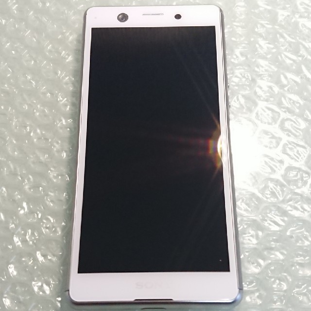 simフリー so-02l xperia ace ホワイトスマートフォン本体