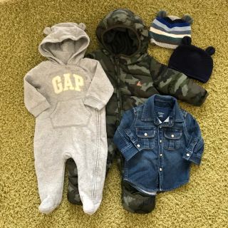 ベビーギャップ(babyGAP)のギャップ　ベビー　5点セット　60 3-6M(カバーオール)