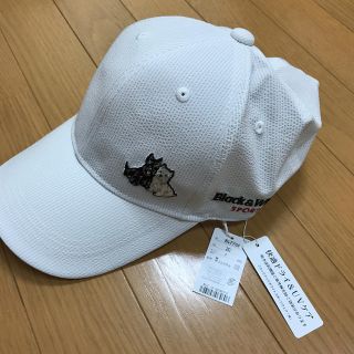 新品タグ付き　black & white ブラックアンドホワイト　キャップ(キャップ)