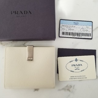 プラダ(PRADA)のPRADA プラダ サフィアーノ２つ折り 財布(財布)