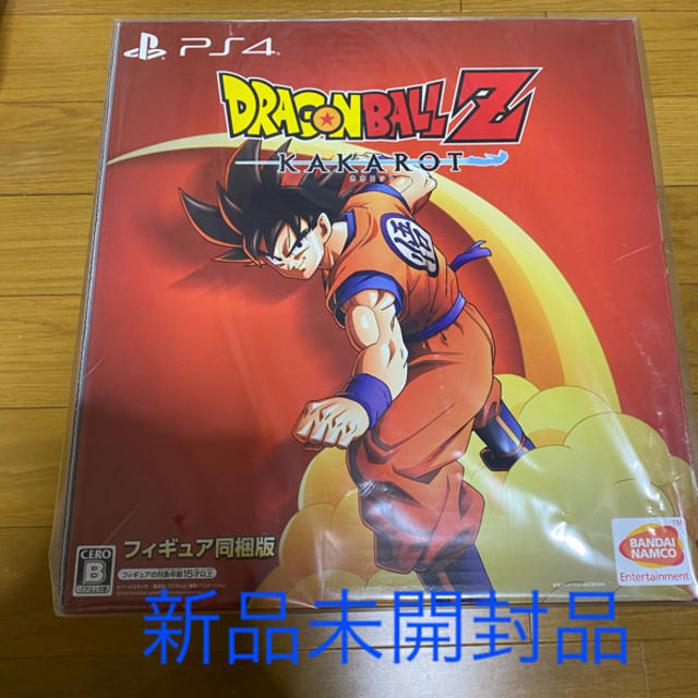 PlayStation4(プレイステーション4)のドラゴンボールZ カカロット　GEO専売　フィギュア同梱版　新品未開封 エンタメ/ホビーのゲームソフト/ゲーム機本体(家庭用ゲームソフト)の商品写真