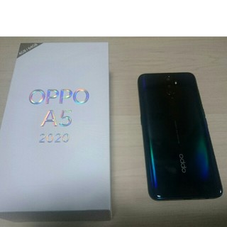 ANDROID - OPPO A5 2020 グリーン SIMフリースマホの通販 by ...