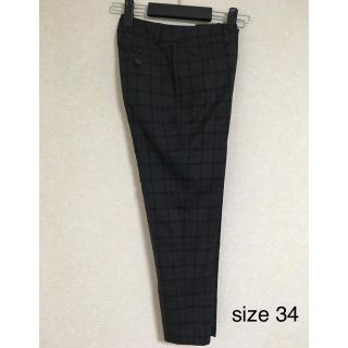 ニジュウサンク(23区)の【値下げ】23区　クロップドパンツ　サイズ34(クロップドパンツ)