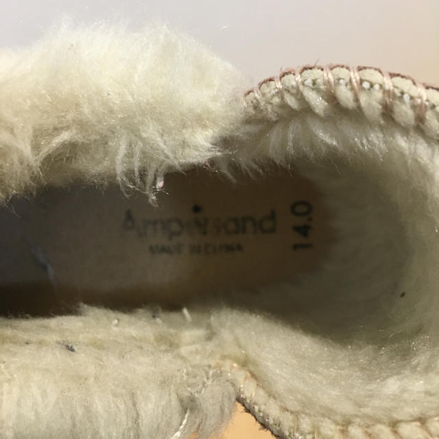 ampersand(アンパサンド)のムートンブーツ キッズ/ベビー/マタニティのベビー靴/シューズ(~14cm)(ブーツ)の商品写真