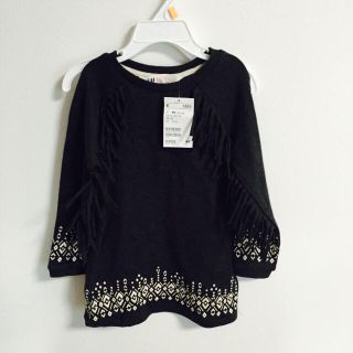 エイチアンドエム(H&M)の新品♡フリンジ付きワンピース(ワンピース)