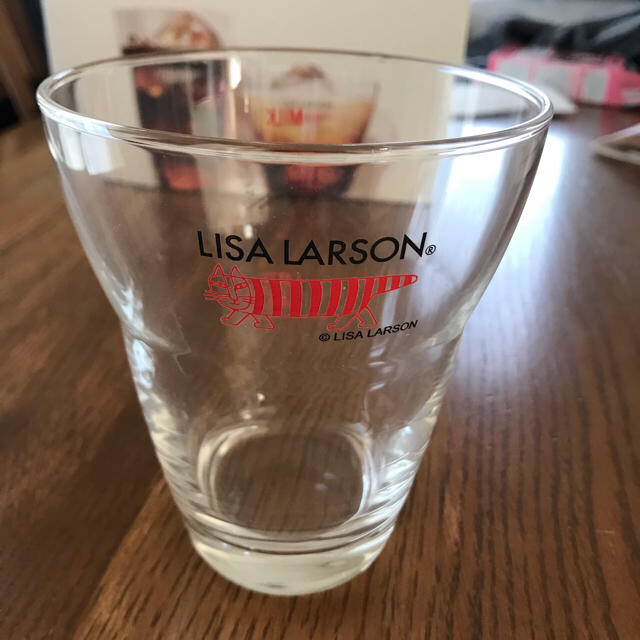 Lisa Larson(リサラーソン)の☆サントリー BOSS×LISA LARSONグラスセット2個×2箱 インテリア/住まい/日用品のキッチン/食器(グラス/カップ)の商品写真