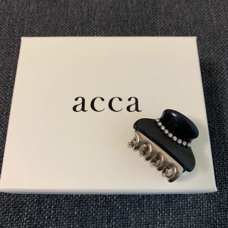 貴重◆acca ブラック ニューコラーナ   S ヘアクリップ