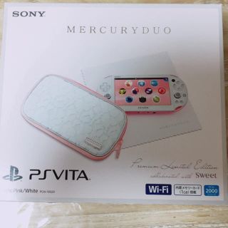 プレイステーションヴィータ(PlayStation Vita)のマーキュリーデュオコラボ　PlayStationVITA PCHJ-10020(携帯用ゲーム機本体)